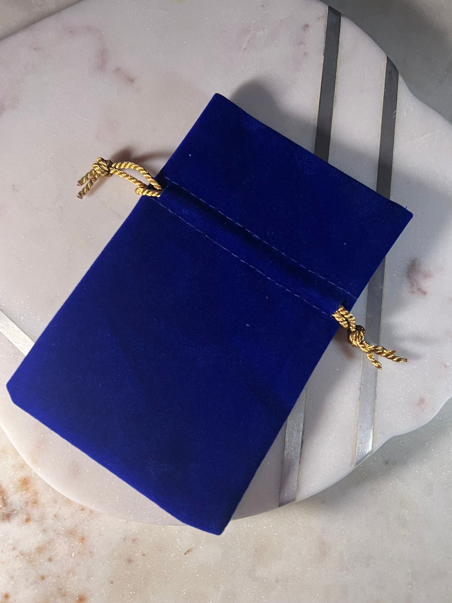 5 Pk - Velvet Bags, Middle Opening