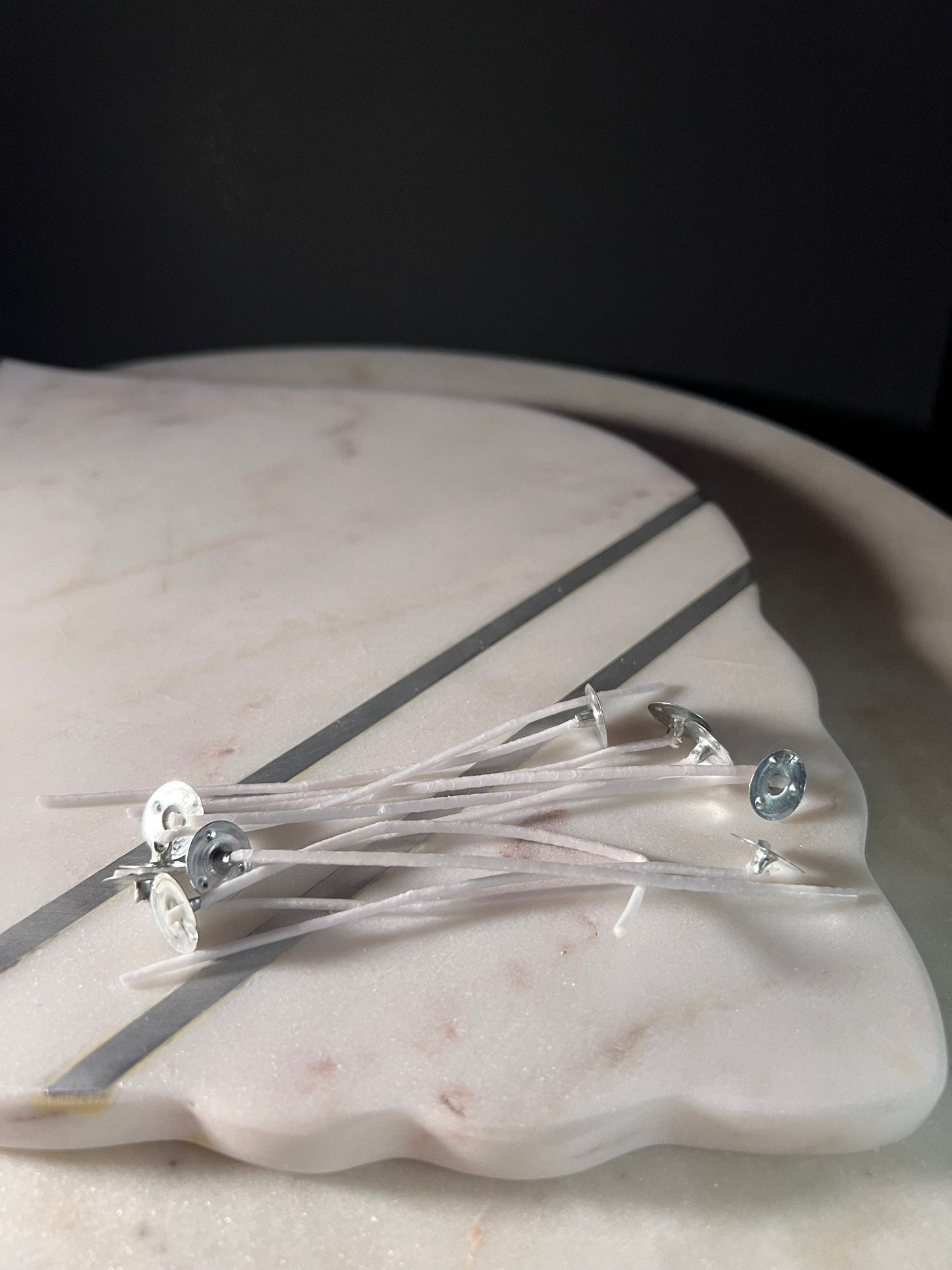 100 Pk Cotton Wicks - Bases Included