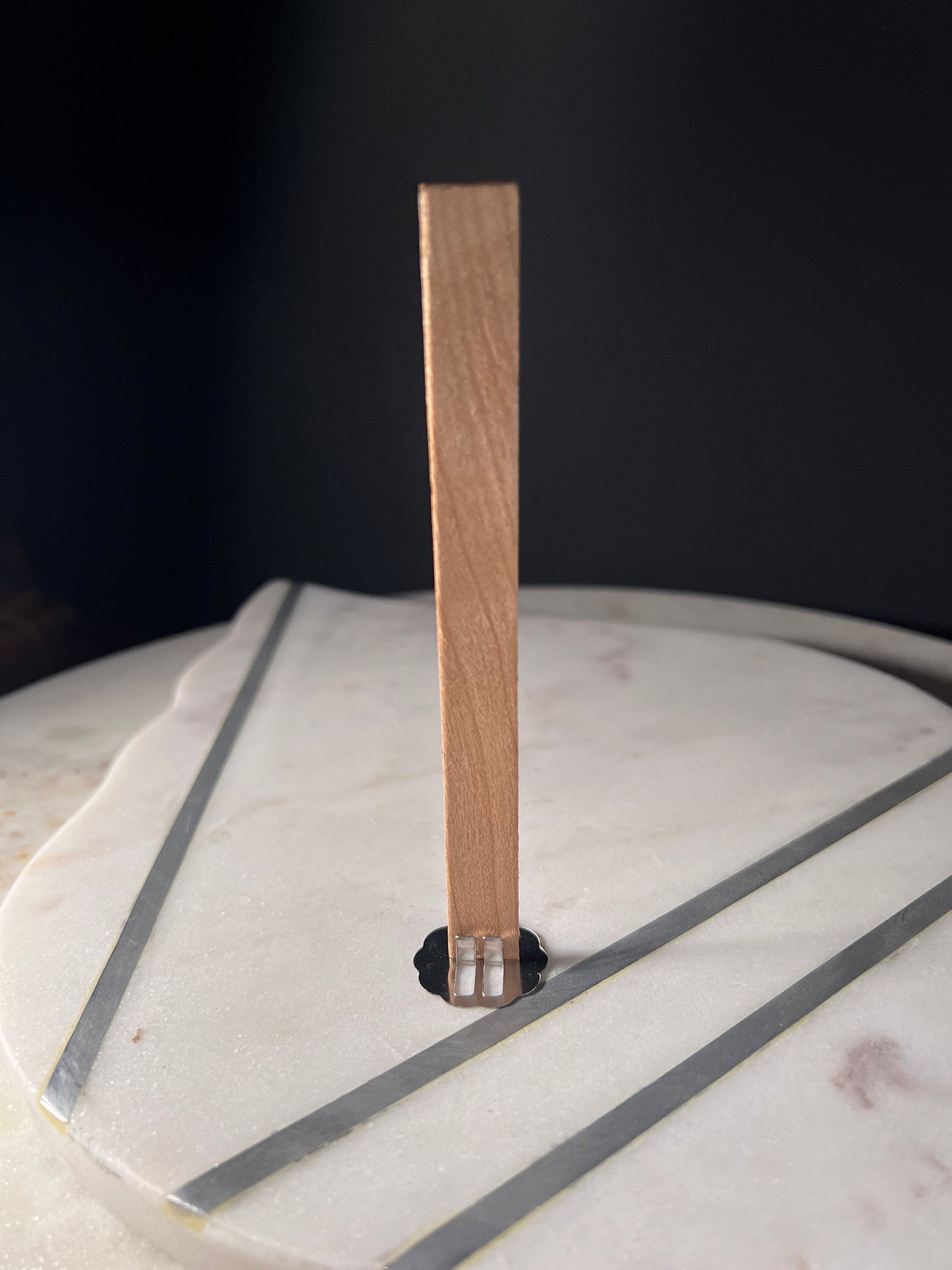 10 Pk Wood Wicks - Single / Double Layer - With Bases Included.