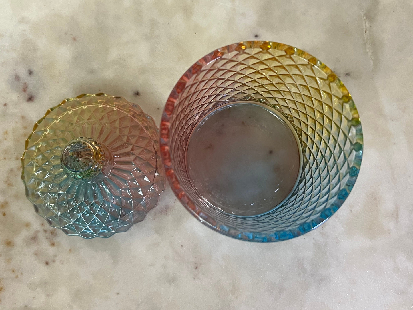 Geometric Candle Jar - 10 oz