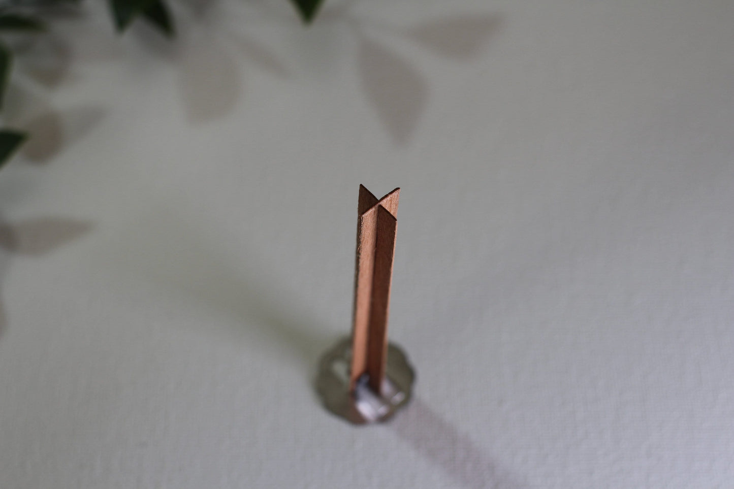 3 Pk - Cross Wood Wicks With Bases
