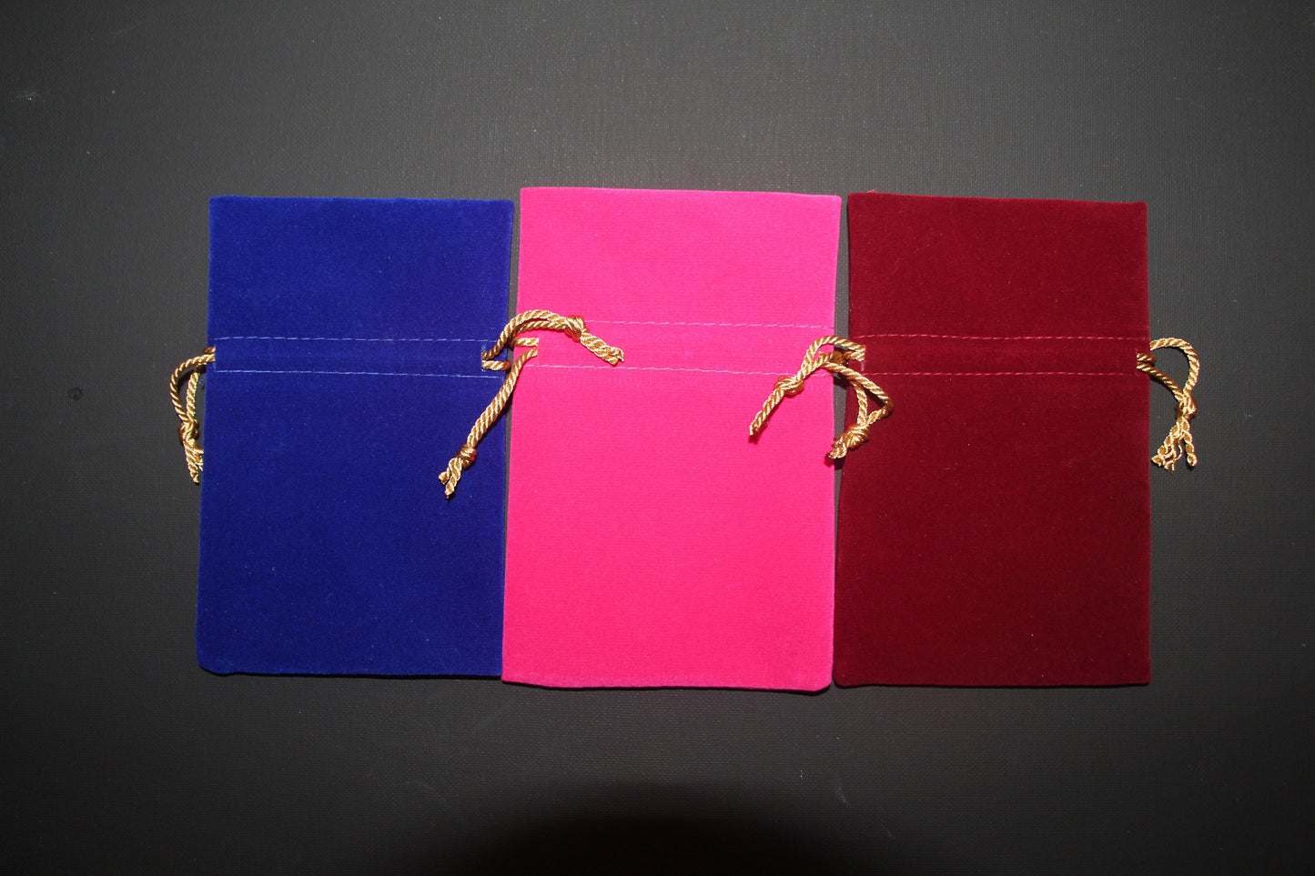 Top Opening Velvet Bags - 5 Pk